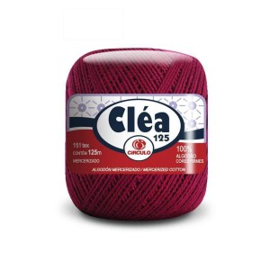 Linha Cléa 125 3794 - Bordô Circulo