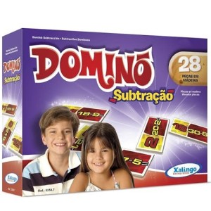 Dominó de Madeira - Subtração 5258.7 Xalingo