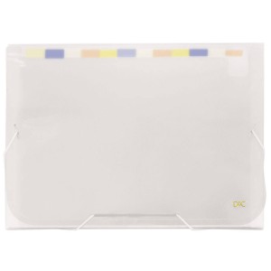 Pasta Sanfonada A4 com 12 Divisões Transparente 6090PP-TR DAC