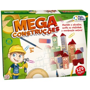 Mega Construções 120 Peças 7361 Pais e Filhos