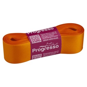 Fita de Cetim n.7 0066 - Laranja Progresso