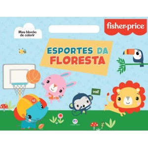 Meu Blocão de Colorir - Fisher-Price - Esportes da Floresta Ciranda Cultural