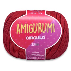 Linha Amigurumi 3402 - Vermelho Circulo