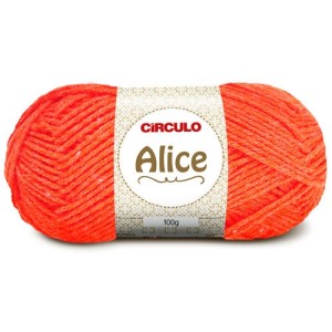 Lã Alice 4323 - Carmim 100g Circulo