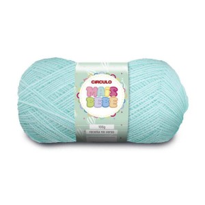 Lã Mais Bebê 0550 - Verde Candy 100g Circulo