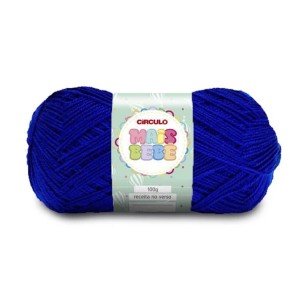 Lã Mais Bebê 2864 - Azulão 100g Circulo
