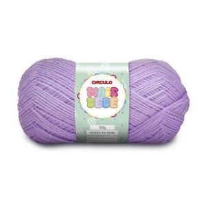 Lã Mais Bebê 6140 - Alfazema 100g Circulo