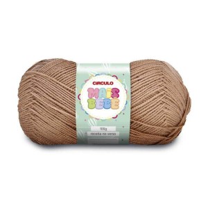 Lã Mais Bebê 7557 - Amêndoa 100g Circulo