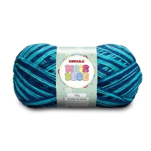 Lã Mais Bebê 9533 - Curaçau 100g Circulo