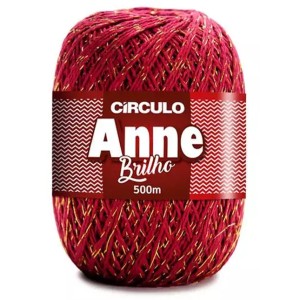 Linhas Anne Brilho 7136 - Marsala Circulo