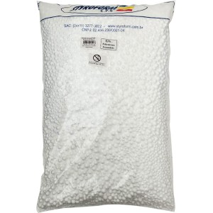 Perolas de Isopor P100 Grossas 6 Litros Styroform