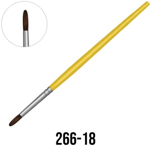 Pincel Redondo N.18 Amarelo 266-18 Tigre