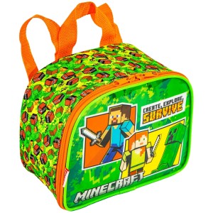 Lancheira Pequena Minecraft M Survive 066171-00 Sestini