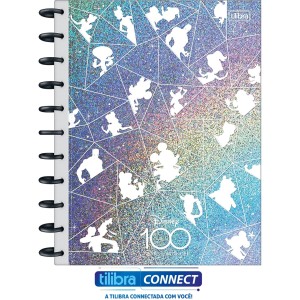 Caderno Tilidisco 10 Matérias Disney 100 Anos 160fls Tilibra Connect