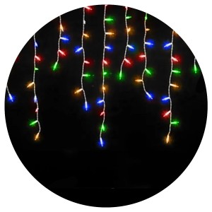 Cascata 100 LEDs Colorida 3 Metros 3003 Chibrali