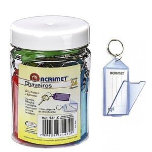 Chaveiro com Etiqueta c/24 Acrimet