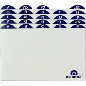Índice A-Z para Fichas 6X9 Acrimet