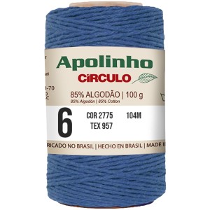 Barbante Apolinho n.6 2775 - Azul Bic Circulo