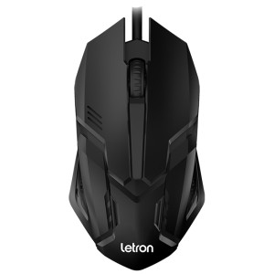 Mouse X-Black Preto 74301 Letron