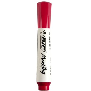 Pincel Marcador para Quadro Branco Marking Vermelho Bic
