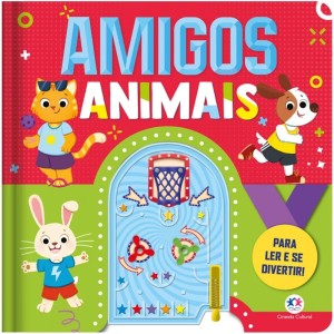 Livro com Jogo - Amigos Animais Ciranda Cultural