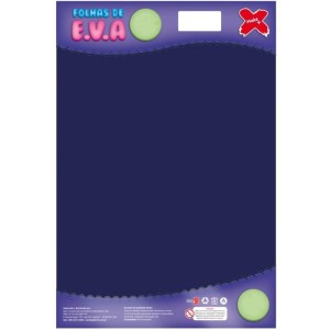 Placa de EVA Liso 40x60cm - Azul Royal c/10