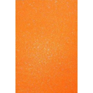 Placa de EVA com Glitter 40x60cm - Laranja Neon