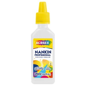 Tinta Nankin 20ml - Branco 519 Acrilex
