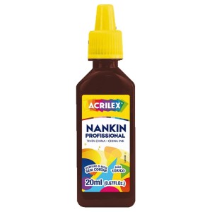 Tinta Nankin 20ml - Marrom 531 Acrilex