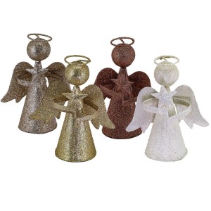 Anjo Natalino Metal Asa Inteira Recortada 22466 Magizi