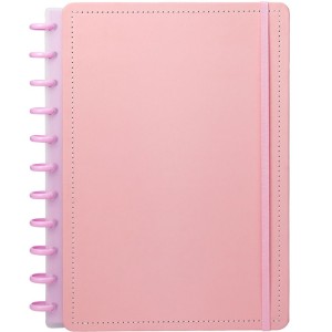 Caderno de Disco Grande All Rosa Diskô