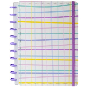 Caderno de Disco Grande Quadri Color Diskô