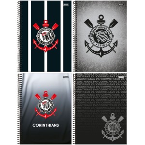 Caderno 10 Matérias Corinthians 160 Folhas Foroni