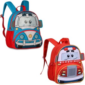 Mochila Infantil Bombeiro / Polícia CP24000D Clio Style