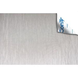 Papel Contact Adesivo 45cm x 2 Metros - Aço Escovado Prata Con-Tact