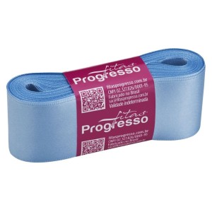 Fita de Cetim n.9 0246 - Azul Celeste Progresso