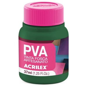 Tinta PVA Fosca 37ml - Verde Esmeralda 571 Acrilex