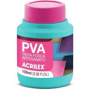 Tinta PVA Fosca 100ml - Turquesa 577 Acrilex