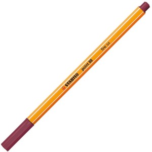 Caneta Stabilo 0.4mm Point 88/19 Bordô