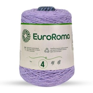 Barbante N.4 600 - Lilás Claro 600g EuroRoma