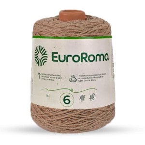 Barbante N.6 1110 - Bege 600g EuroRoma