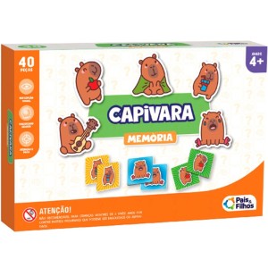 Jogo da Memória - Capivara 793121 Pais e Filhos