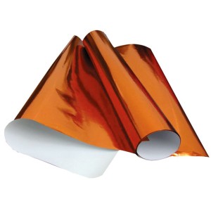 Papel Laminado 45x59cm - Laranja Cromus
