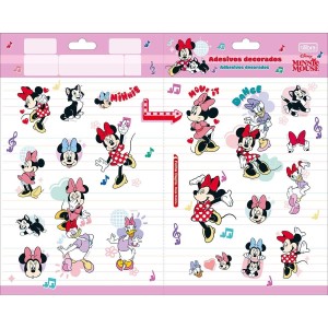 Cartela de Adesivos Duplo G - Minnie Tilibra
