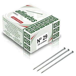 Alfinete de Costura N.29 Niquelado c/680 ACC