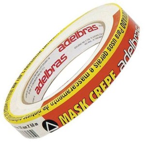 Fita Crepe Branca 18mm x 50m Adelbras