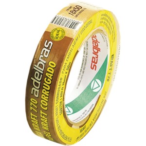 Fita Crepe Kraft 18mm x 50m Adelbras