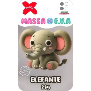 Massinha de EVA 4 Cores 28g - Elefante Make+