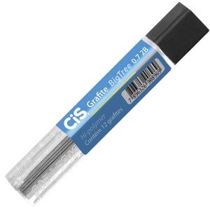 Grafite 0.7mm 2B - Tubo com 12 Minas CiS