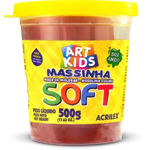 Massa de Modelar 500g - Chocolate Acrilex